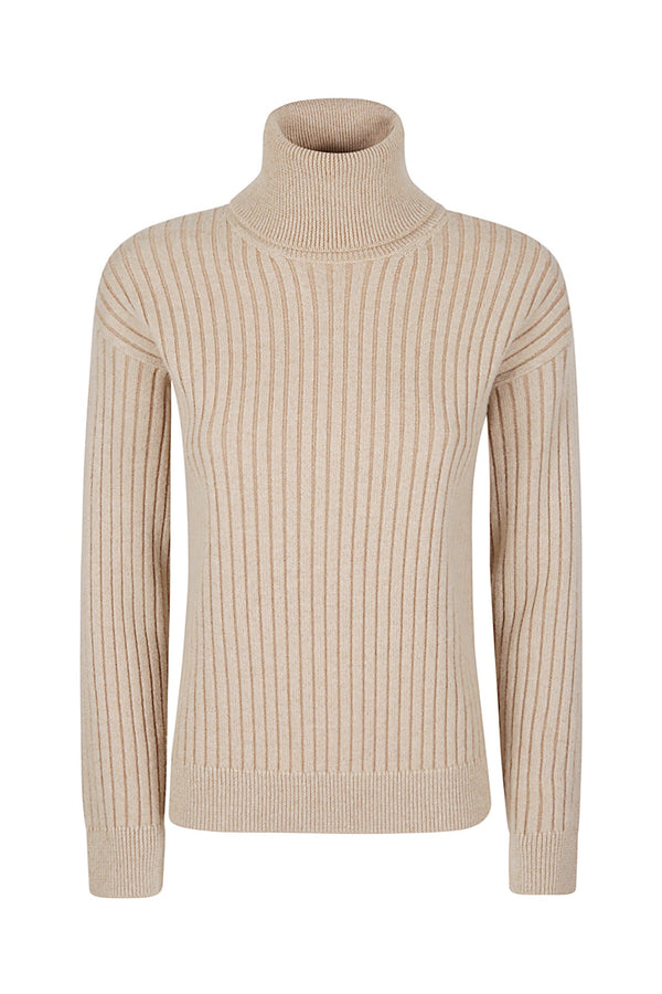 CASHMERE WOOL TURTLENECK SWEATER