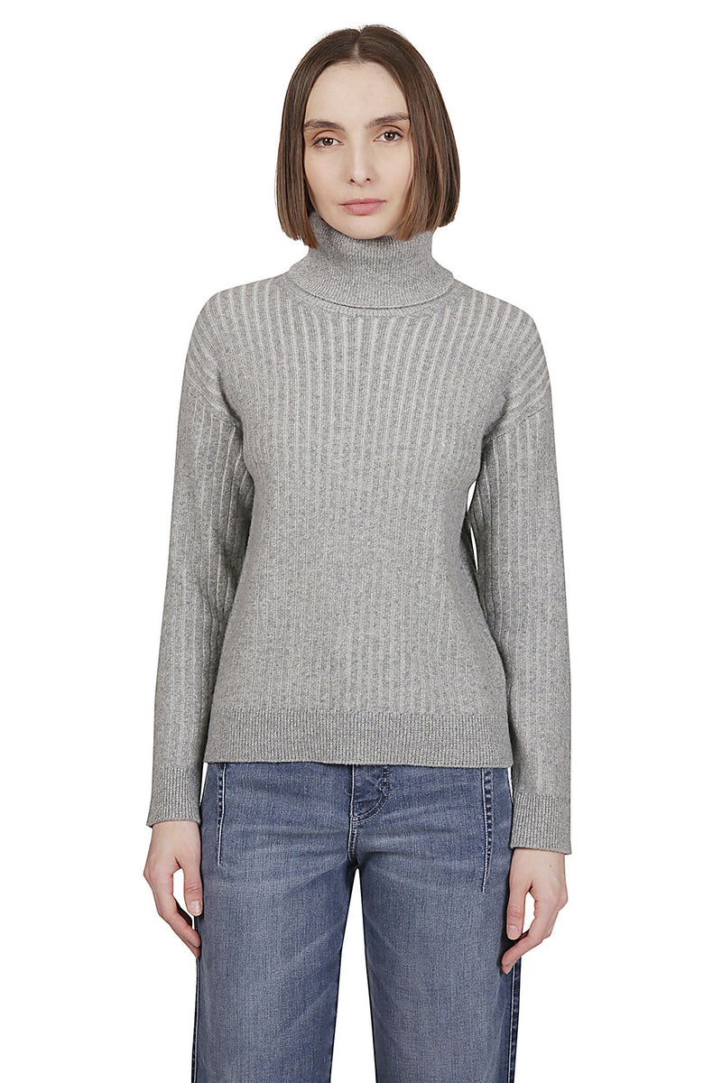 CASHMERE WOOL TURTLENECK SWEATER