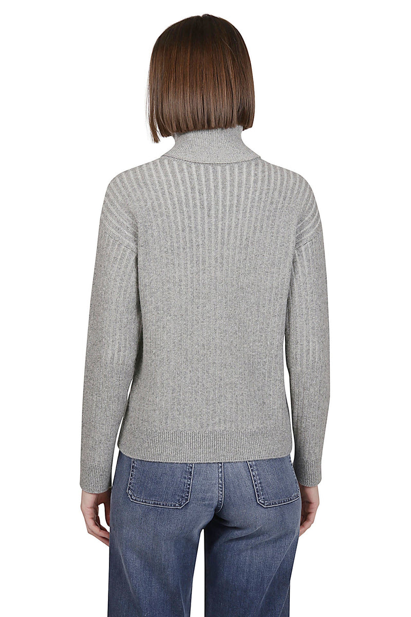 CASHMERE WOOL TURTLENECK SWEATER