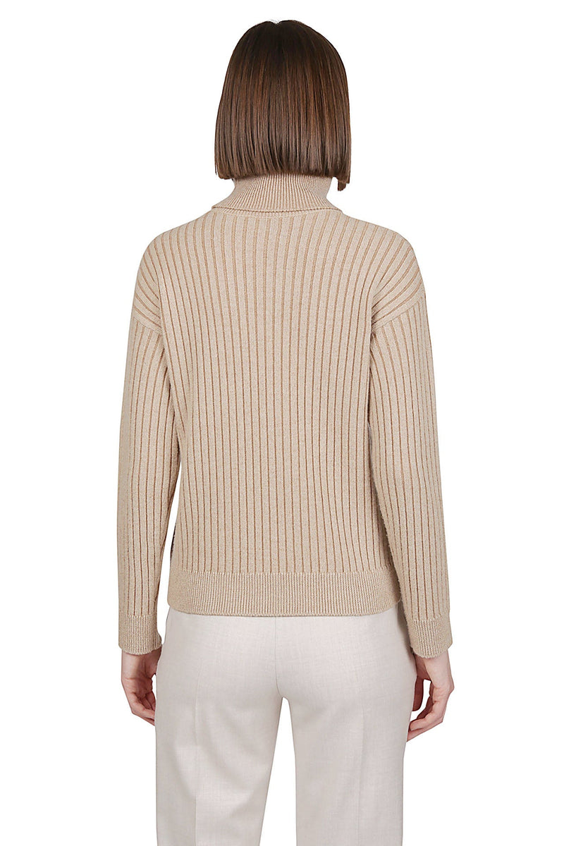 CASHMERE WOOL TURTLENECK SWEATER