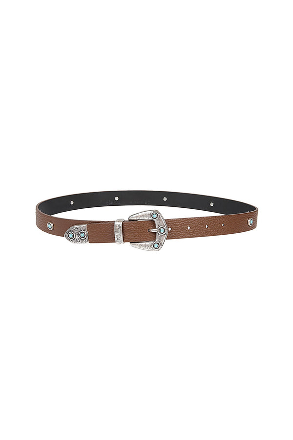 COW LEATHER BELT HAMMERED LEATHER