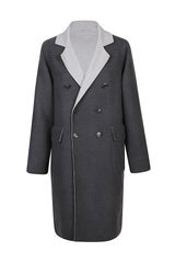 DOUBLE BREASTED COAT WOOL