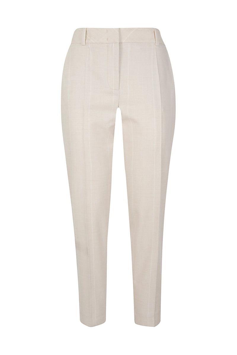 SLIM WOOL PANTS