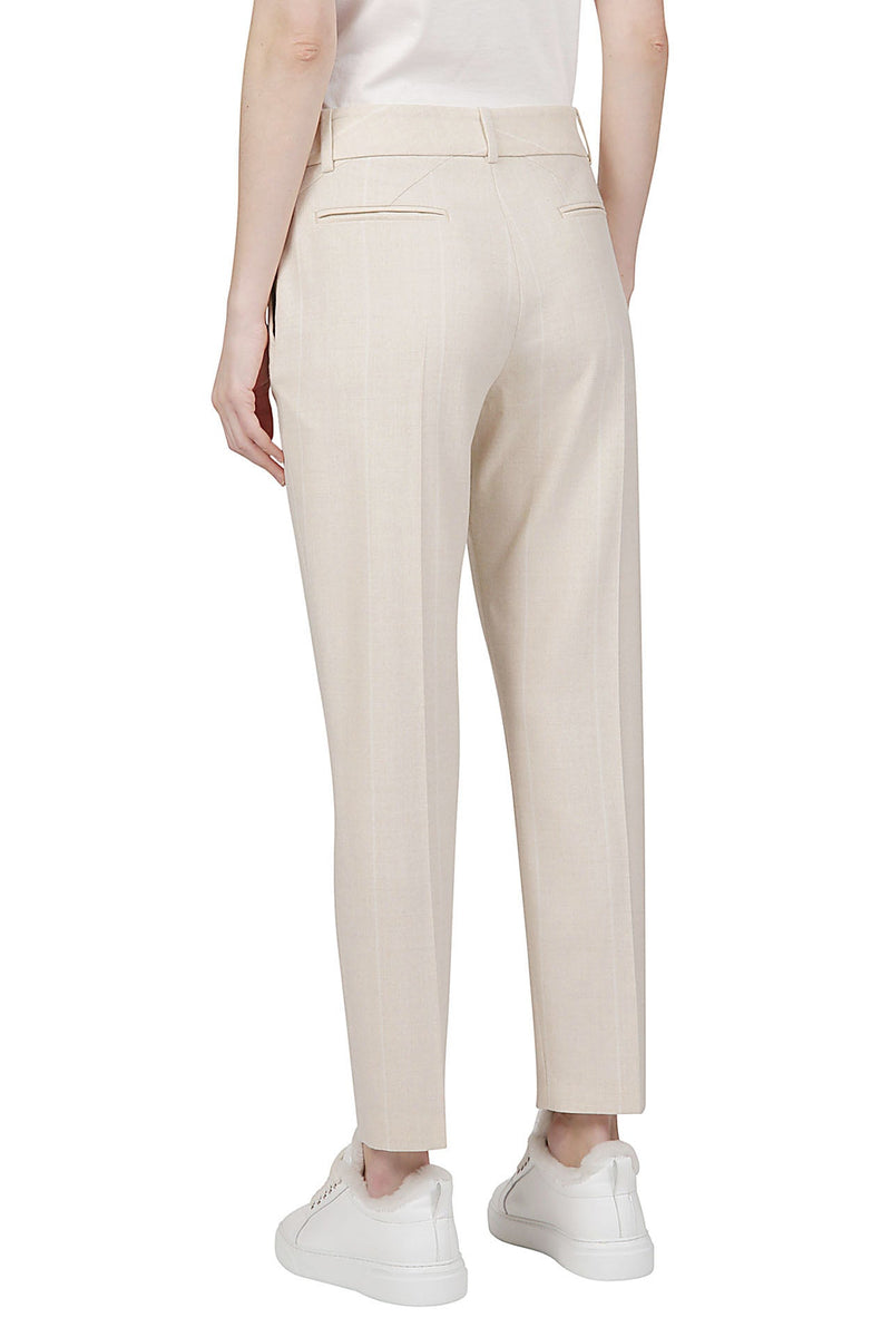 SLIM WOOL PANTS