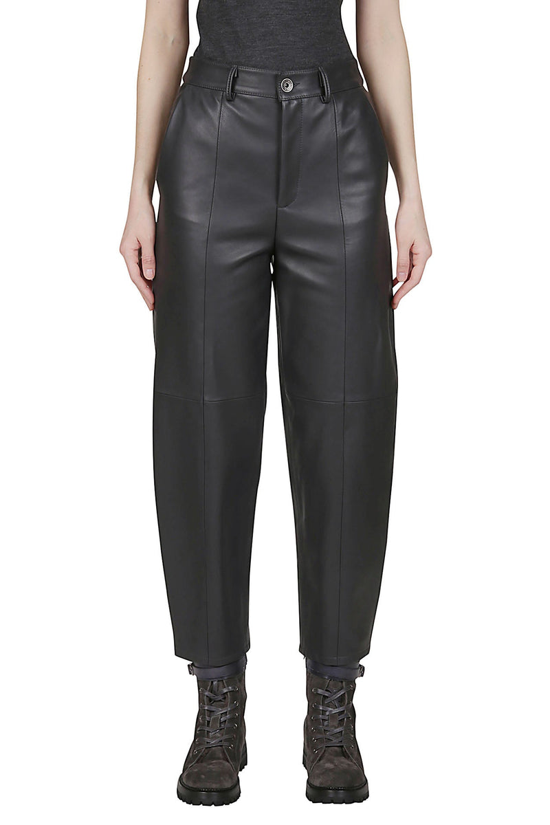 SHEEP NAPPA LEATHER PANTS