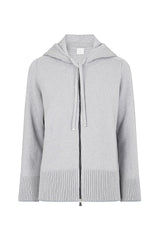 CASHMERE HOODIE WITH TIPPING