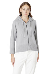 CASHMERE HOODIE WITH TIPPING