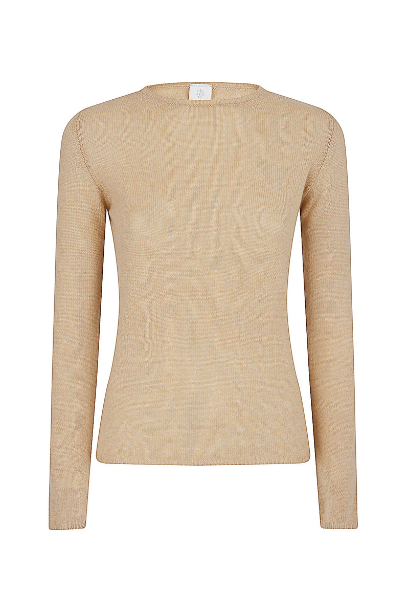 CREW NECK CASHMERE SWEATER