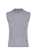 CASHMERE SLEEVELESS SWEATER