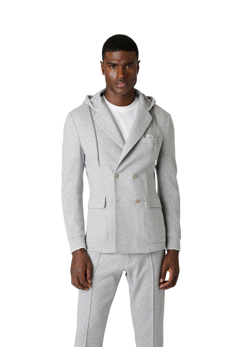 JACKET WITH FIXED HOOD