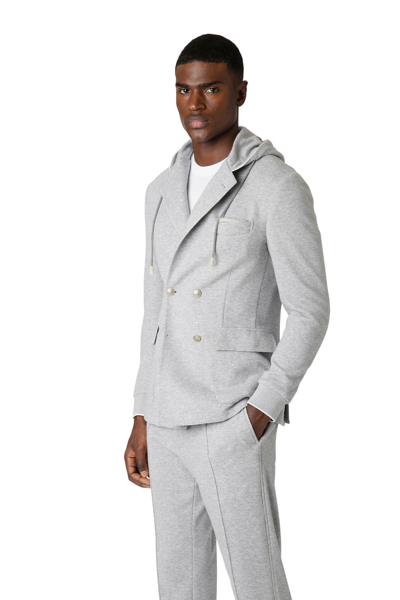 JACKET WITH FIXED HOOD