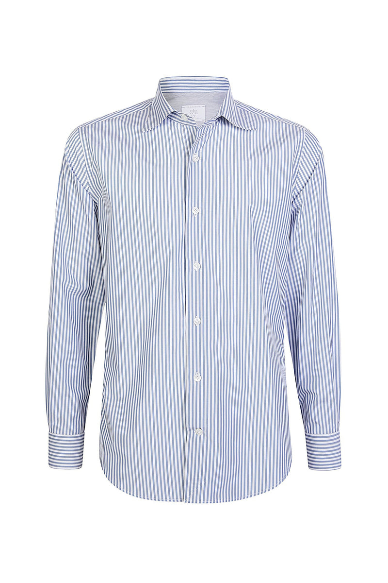 LS SHIRT WITH ITALIAN COLLAR