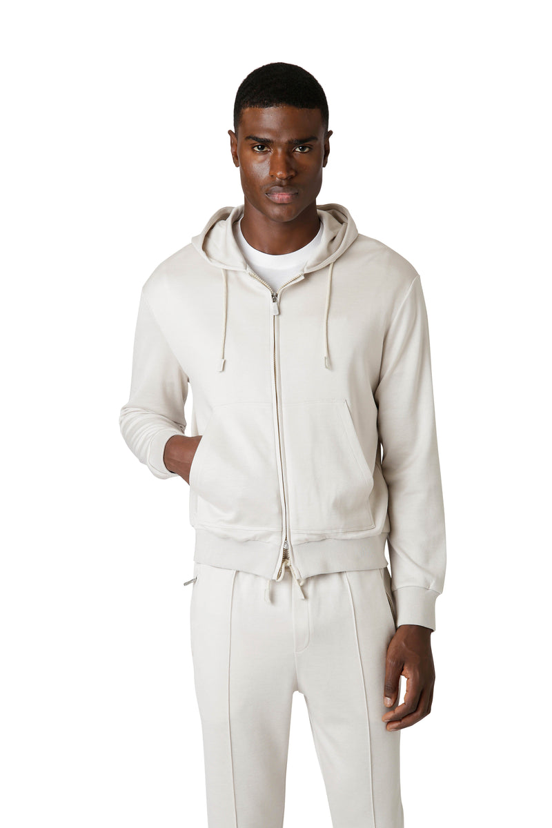 FULL ZIP HOODED SWEATSHIRT
