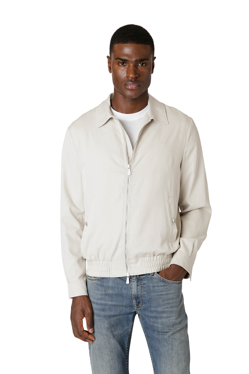 SHIRT COLLAR BOMBER JACKET