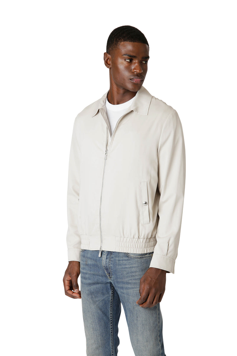 SHIRT COLLAR BOMBER JACKET
