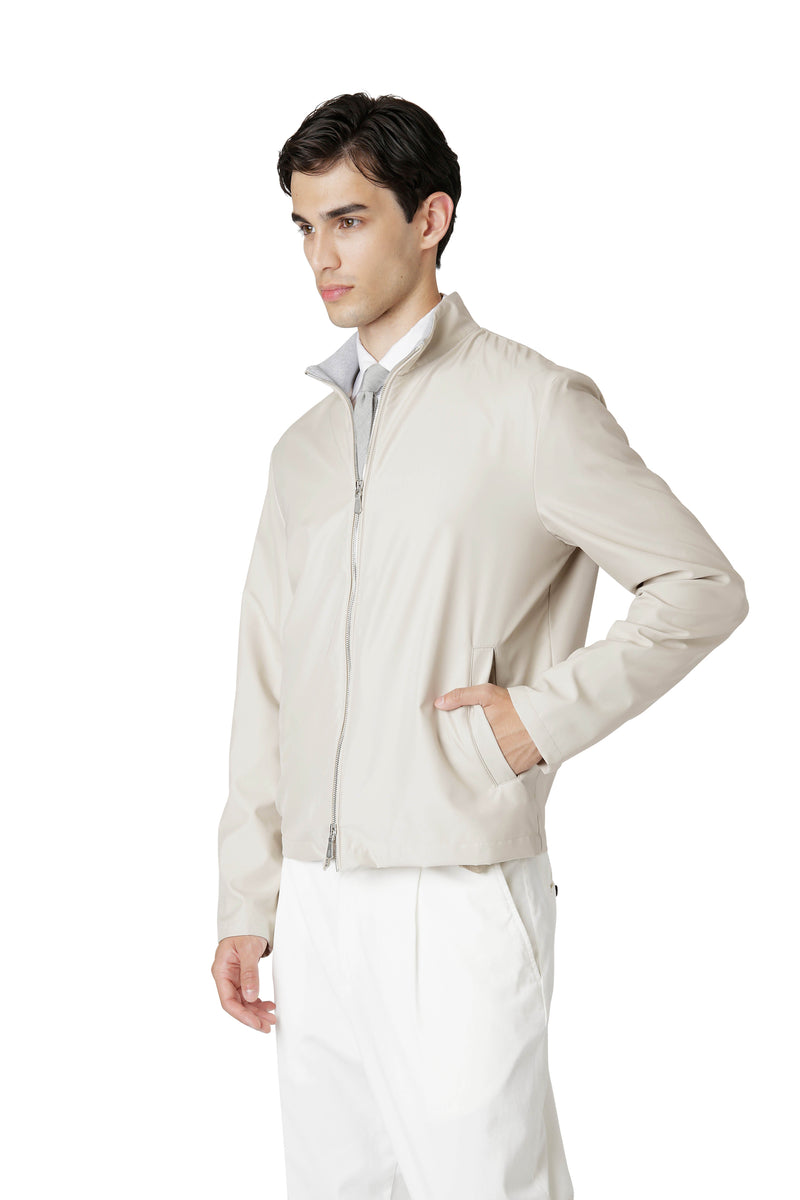 FULL JACKET WITH STAND NECK