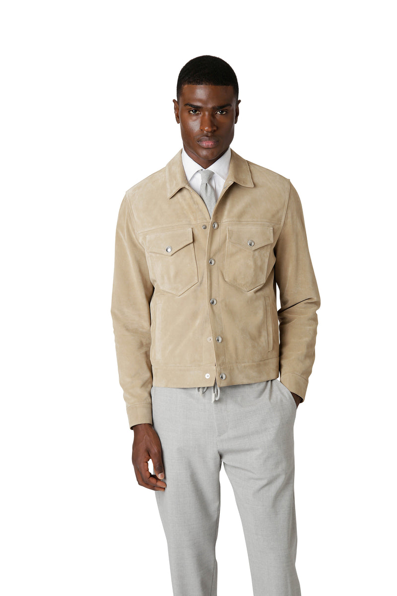 DENIM-TYPE JACKET