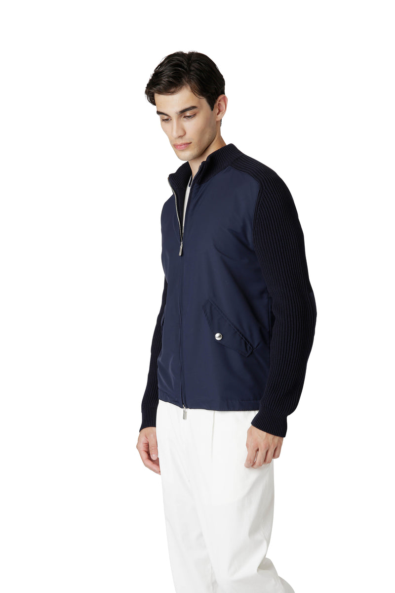 TWO-MATERIAL JACKET