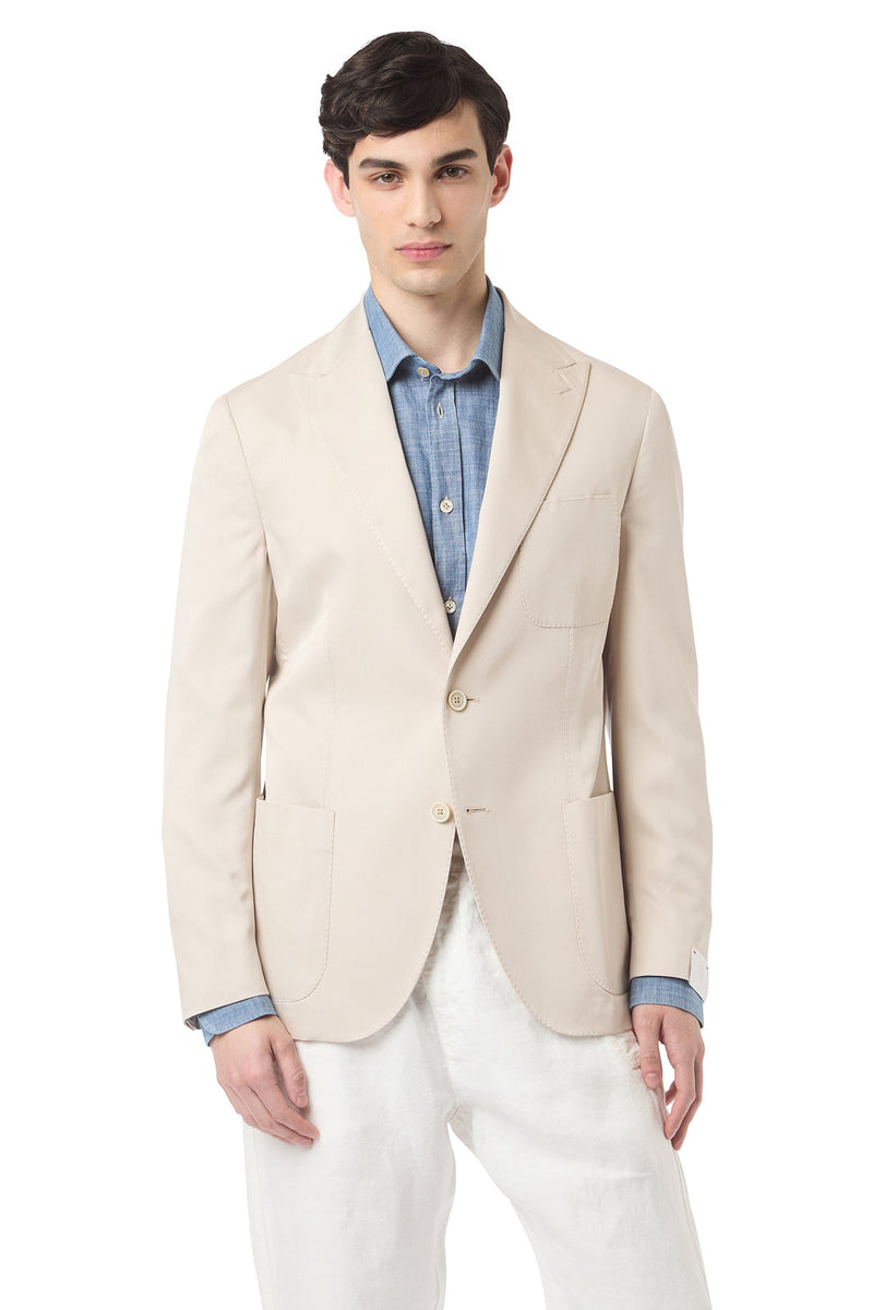 SOFT JACKET WITH 3 PATCH POCKETS