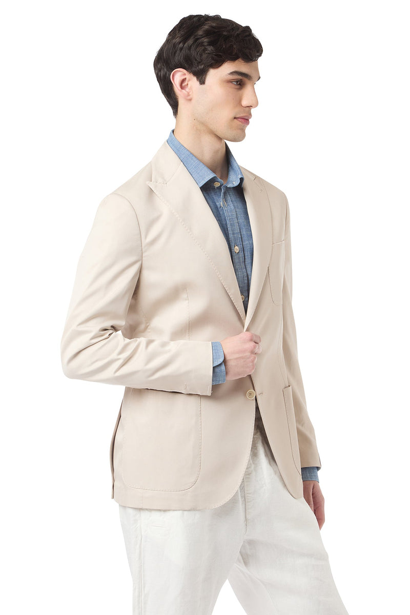 SOFT JACKET WITH 3 PATCH POCKETS