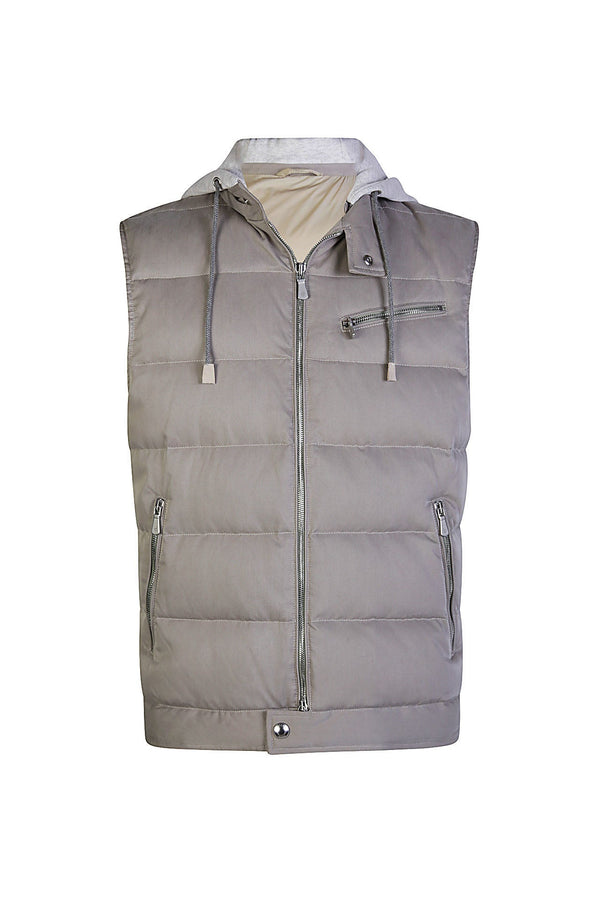 DETACHABLE HOOD VEST