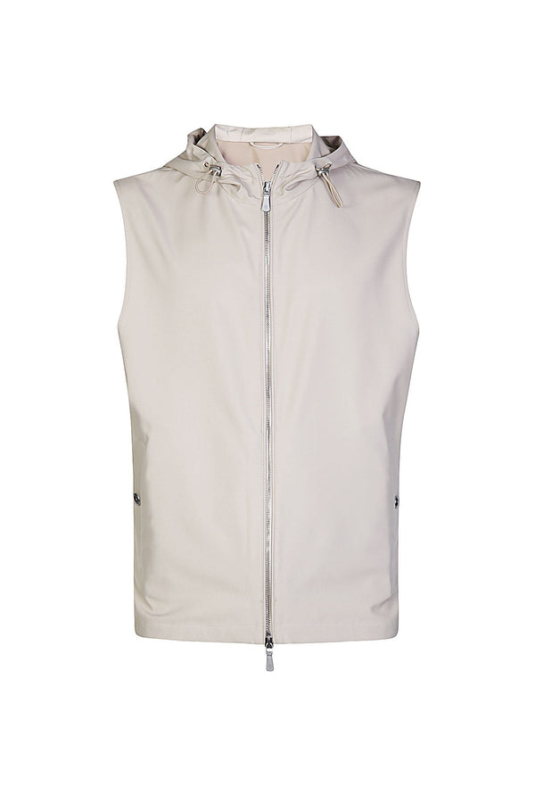 FULL ZIP HOODED VEST