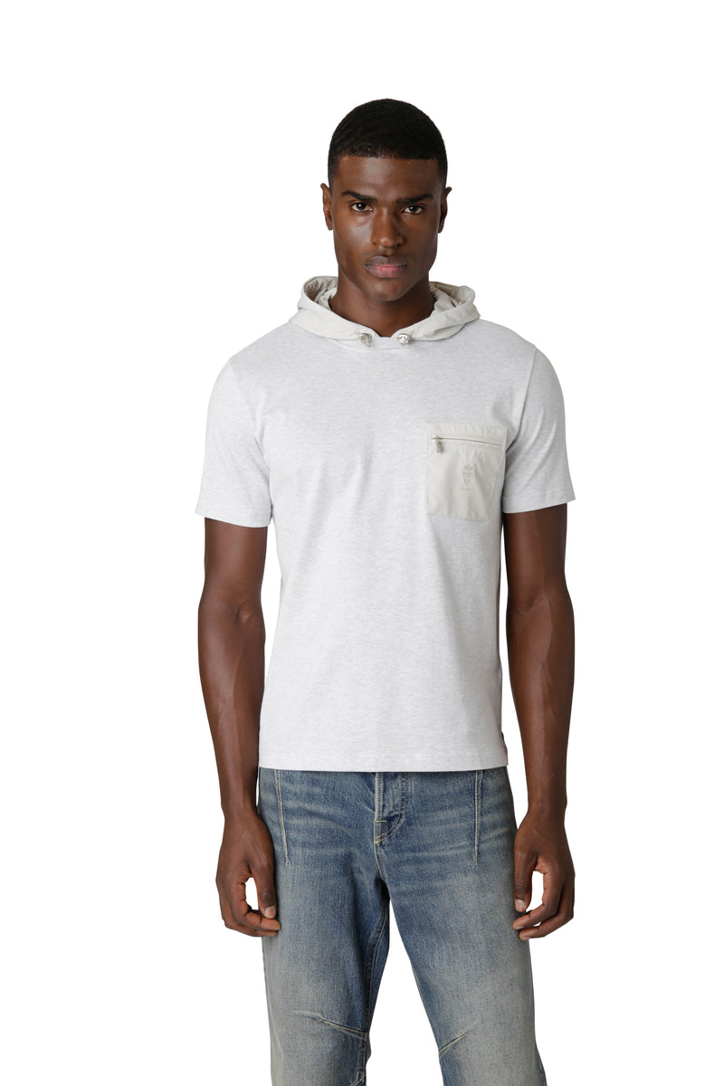 T-SHIRT WITH HOOD