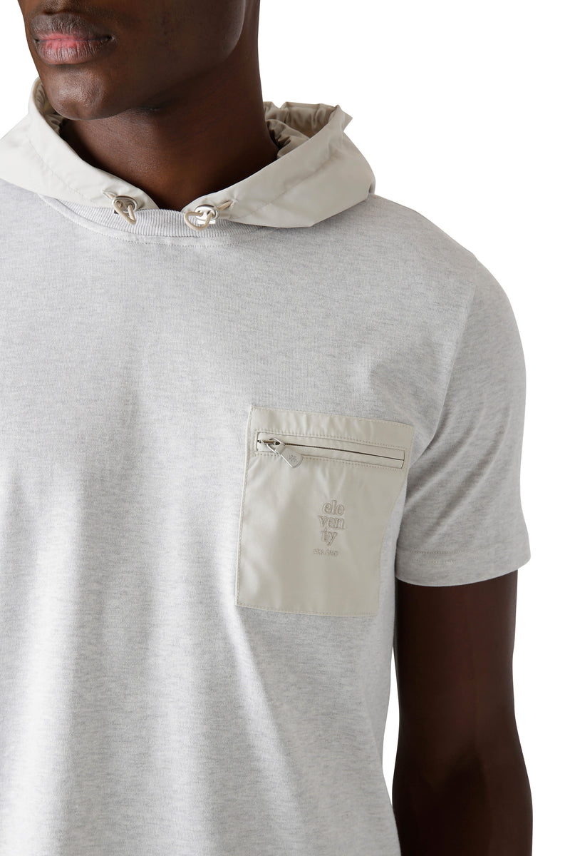 T-SHIRT WITH HOOD