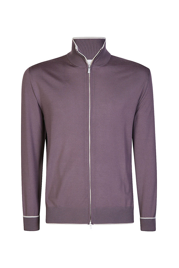 FULL ZIP SWEATER 14 MICRON