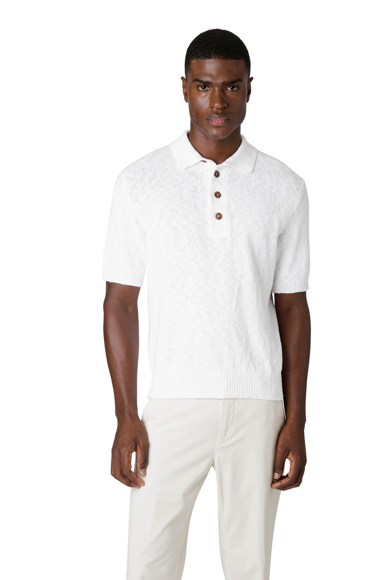 トップス Herlipto Pique Polo Knit Top white herlipto ハーリップトゥ Pique Polo Knit Top - メルカリ