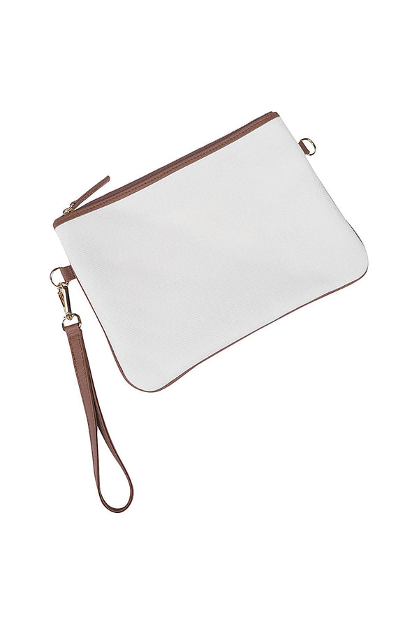 CLUTCH BAG WITH SHOULDER STRAP