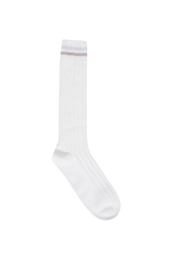 CONTRASTING DOUBLE STRIPE SOCK