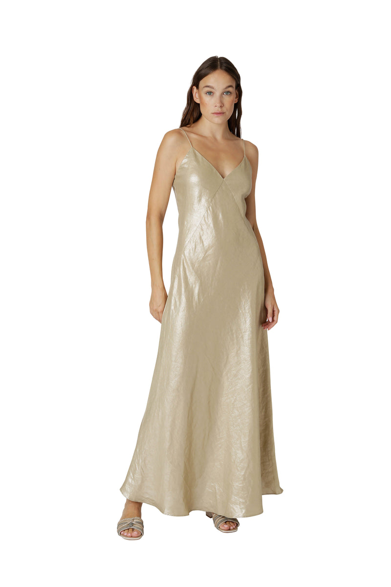 LONG SLEEVELESS DRESS