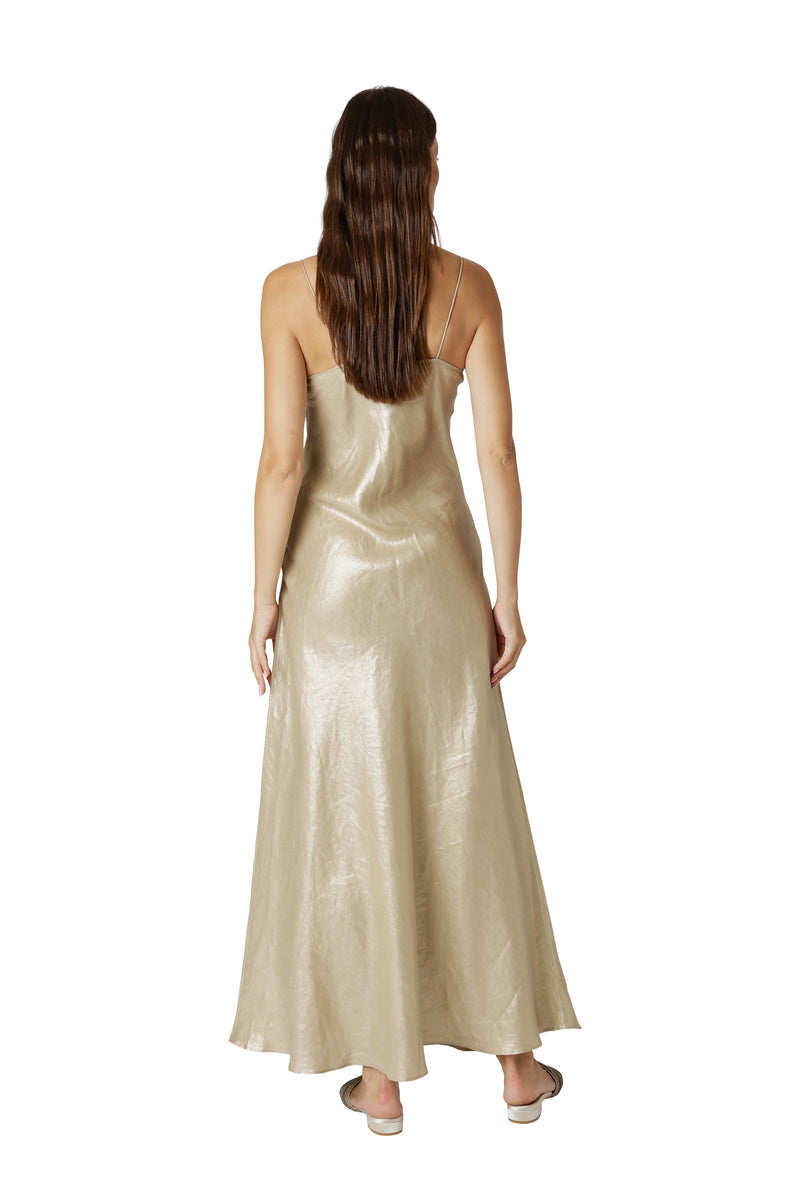 LONG SLEEVELESS DRESS