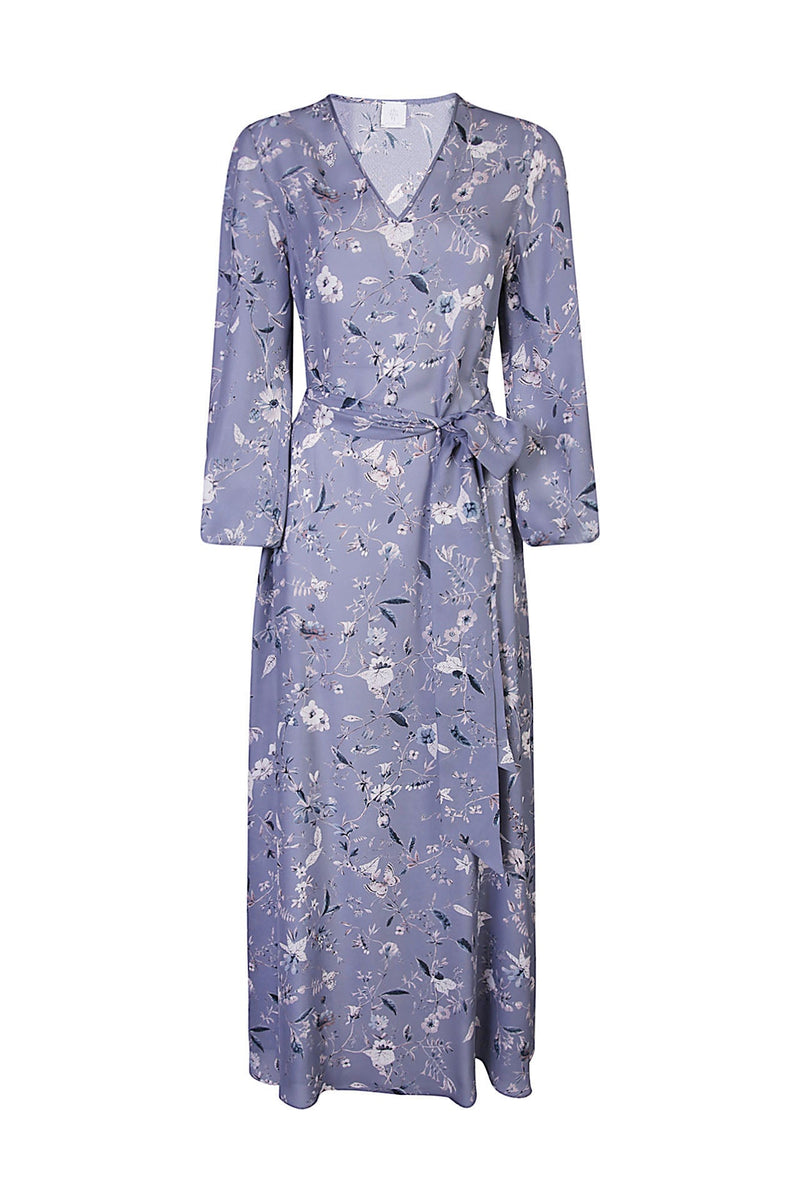 PRINTED PUFF SLEEVE DRESS