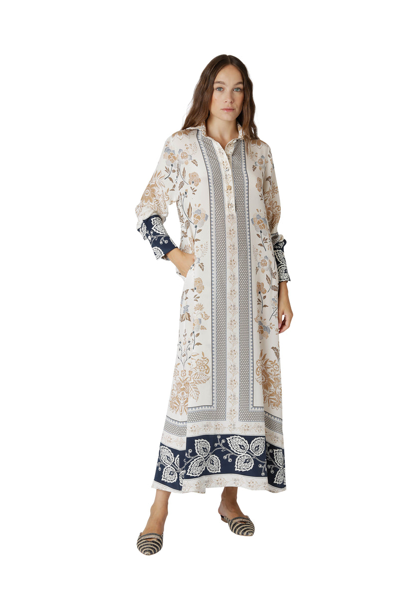 PRINTED CAFTAN DRESS