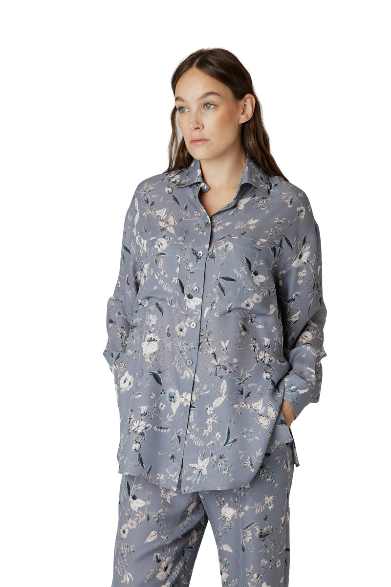 PRINTED TWO BIG POCKET SHIRT