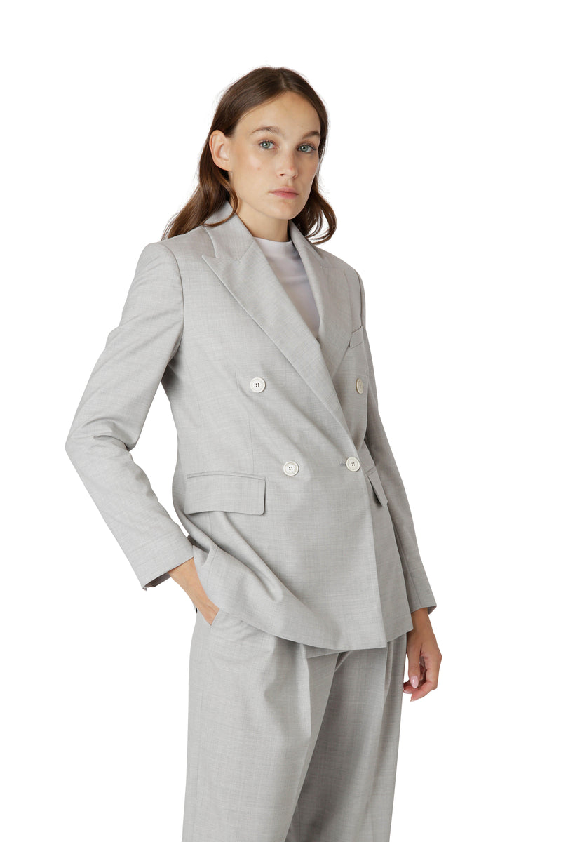 LONG DOUBLE-BREASTED JACKET