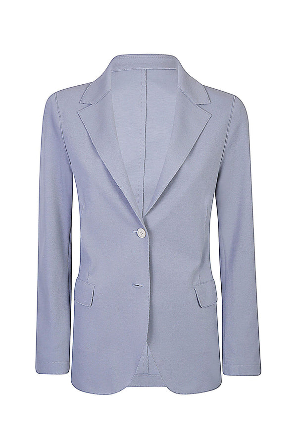 SINGLE-BREASTED RAW CUT JACKET