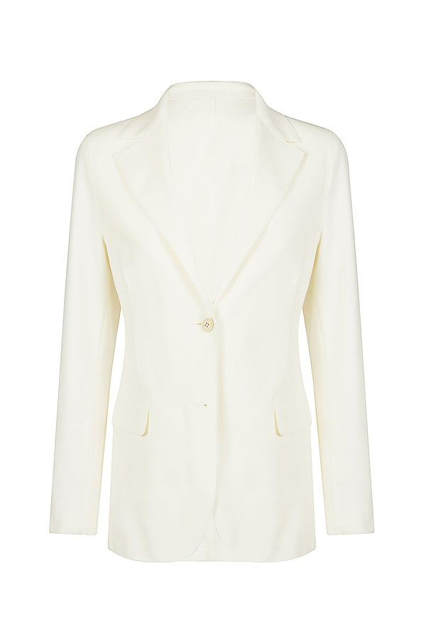 SINGLE-BREASTED RAW CUT JACKET
