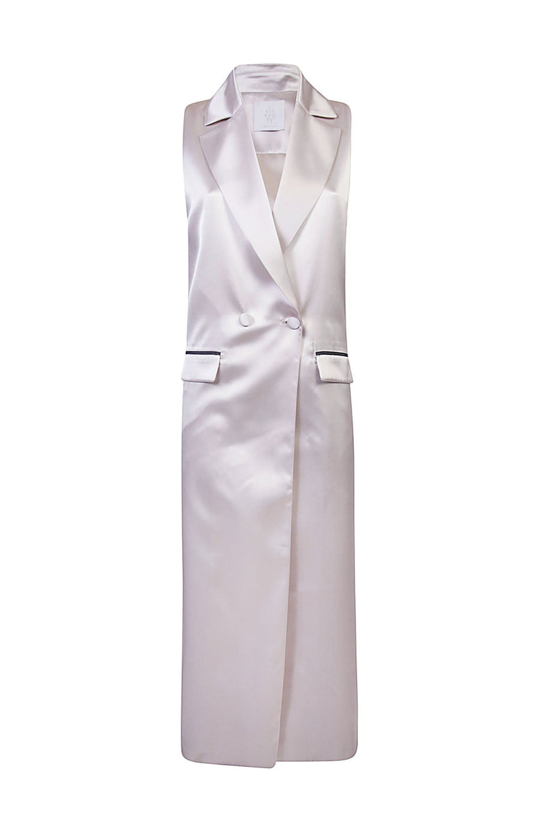 SLEEVELESS DUST COAT