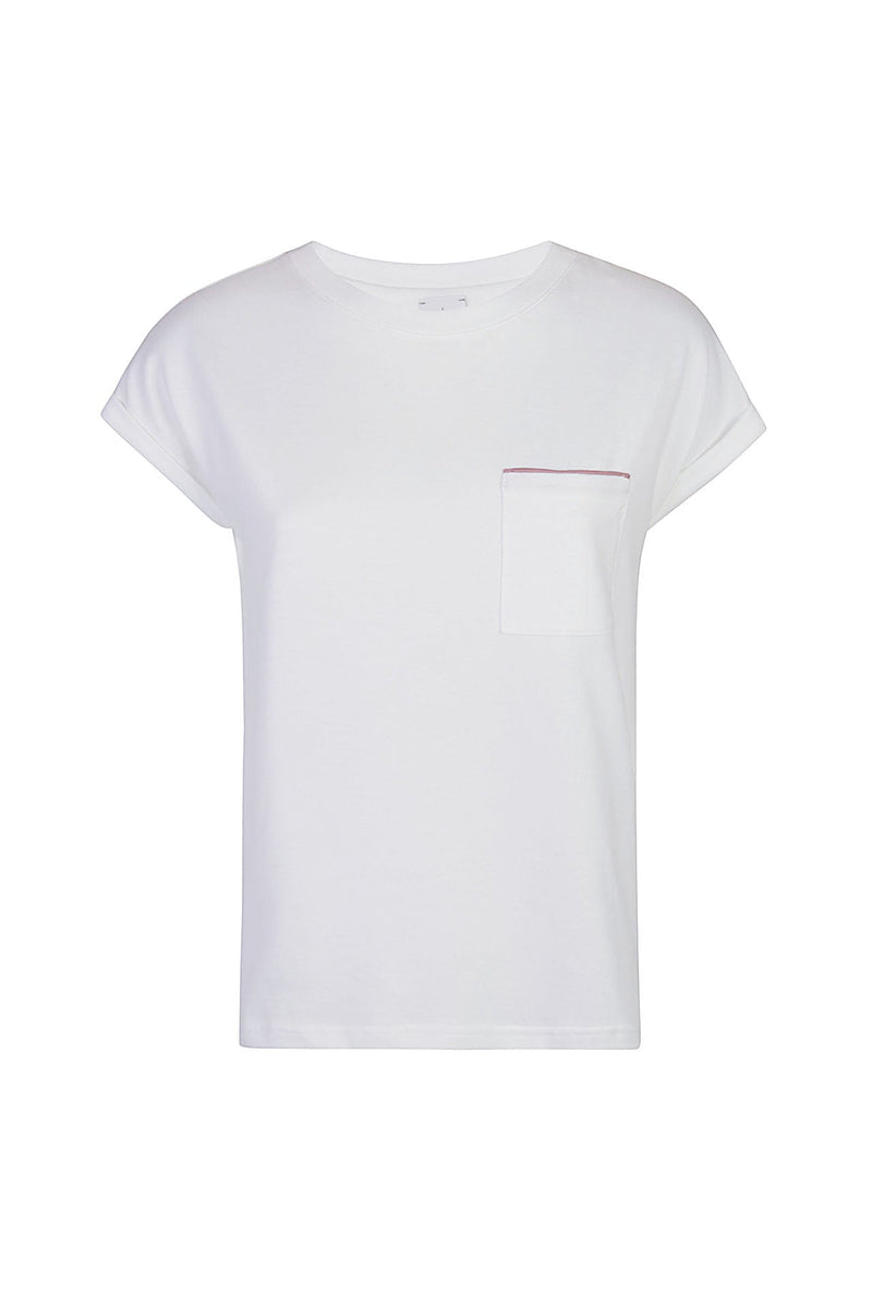 CREW NECK T-SHIRT WITH POCKET