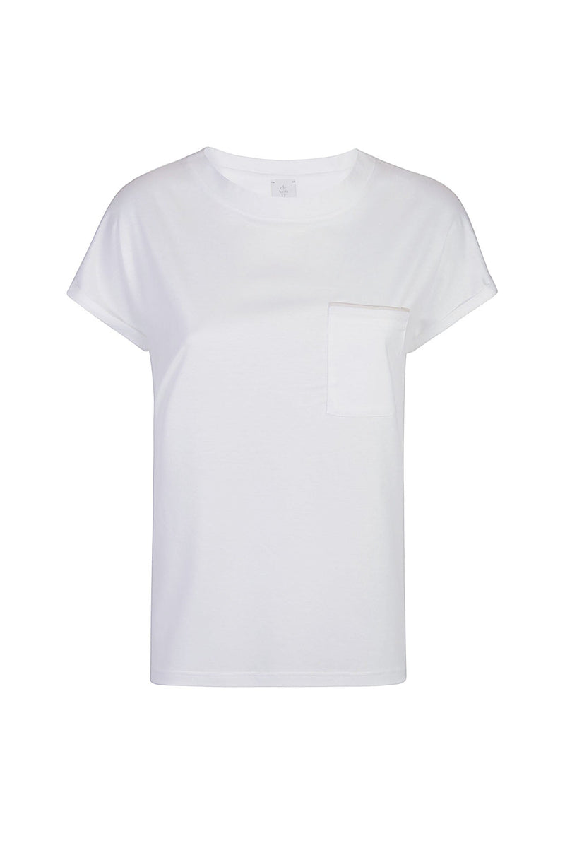 CREW NECK T-SHIRT WITH POCKET
