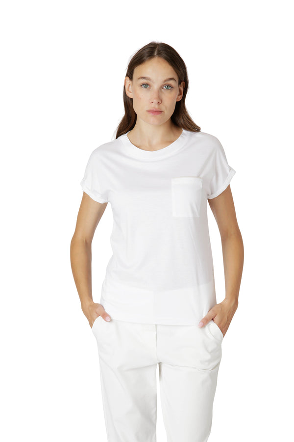 CREW NECK T-SHIRT WITH POCKET