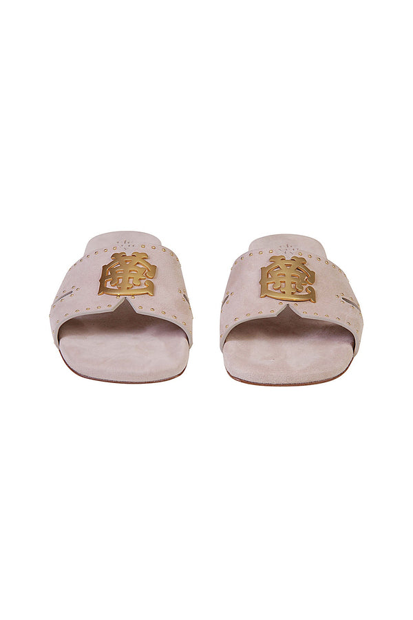 FLAT SUEDE SANDAL