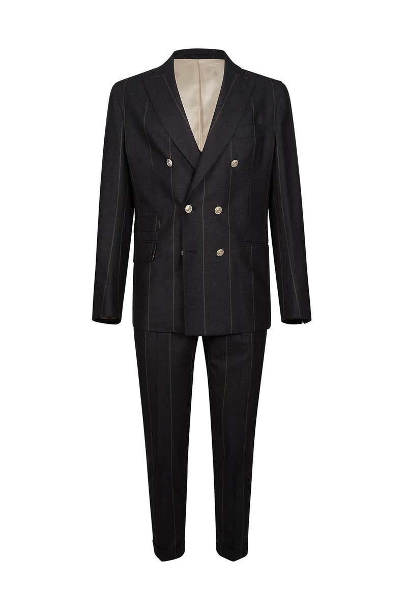 DOUBLE-BREASTED SUIT WITH PANTS