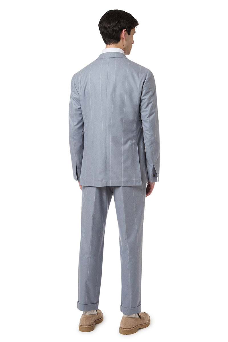 SINGLE-BREASTED SUIT WITH PENCED PANTS