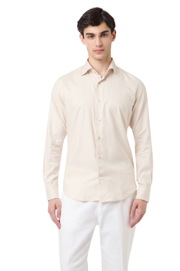 ML SHIRT WITH ITALIAN COLLAR