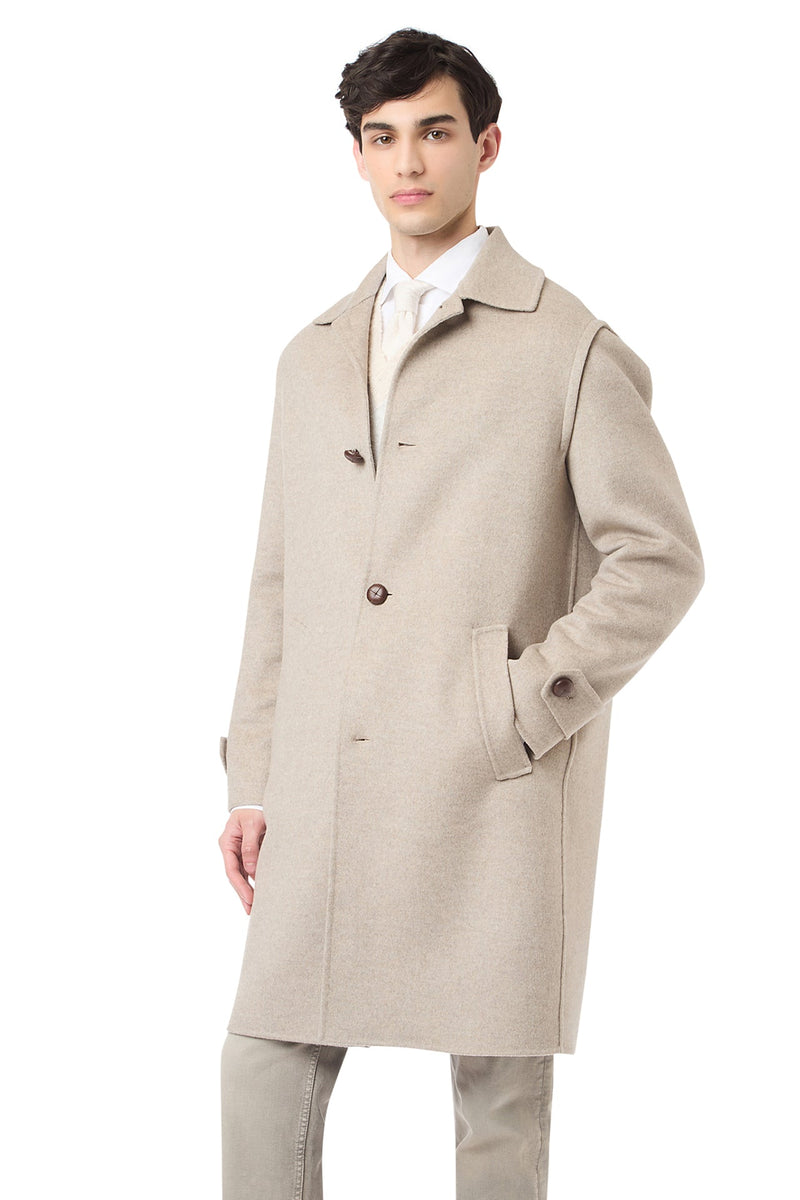 4BT COAT WITH SHIRT COLLAR