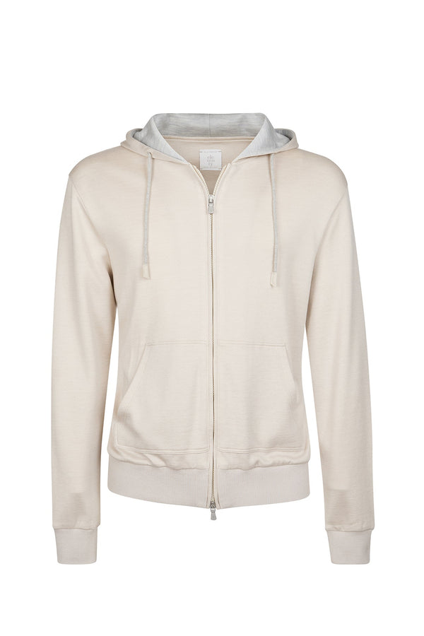 FULL ZIP HOODED SWEATSHIRT